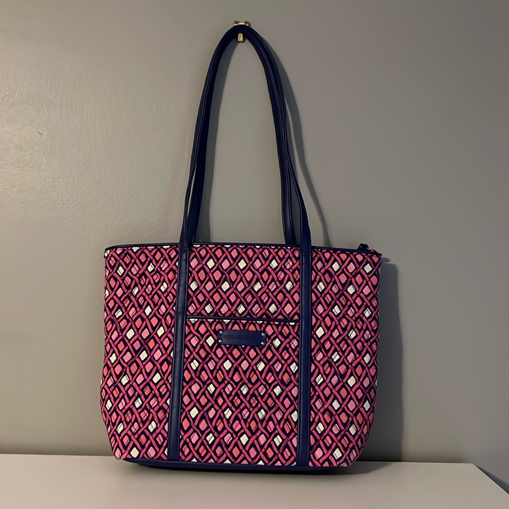 Vera Bradley Pink and Blue Tote